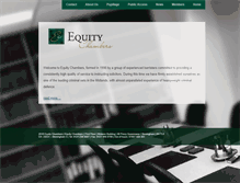 Tablet Screenshot of equitychambers.org.uk